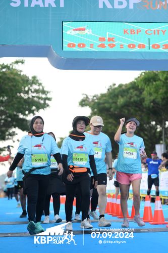 Race photo from KBP City Run 2024