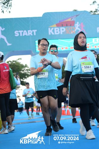 Race photo from KBP City Run 2024