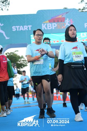 Race photo from KBP City Run 2024