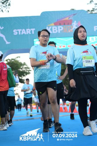 Race photo from KBP City Run 2024