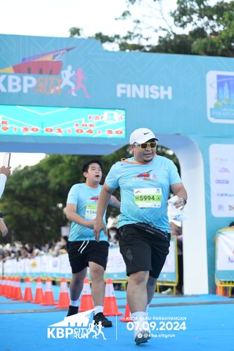 Race photo from KBP City Run 2024