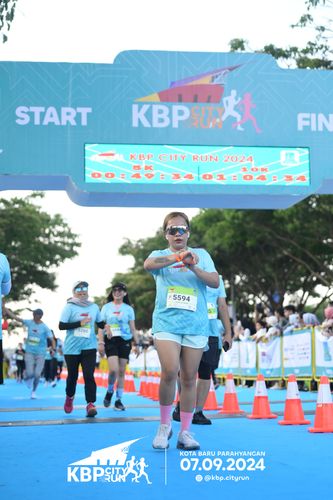Race photo from KBP City Run 2024