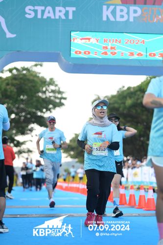 Race photo from KBP City Run 2024