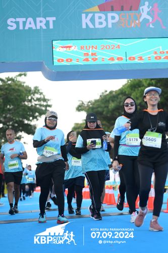 Race photo from KBP City Run 2024