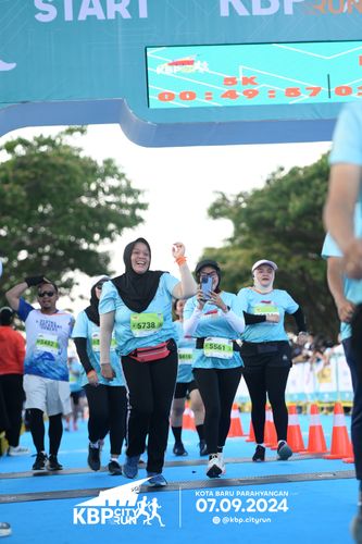 Race photo from KBP City Run 2024