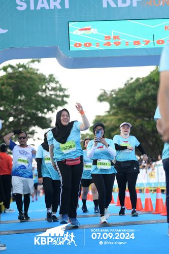 Race photo from KBP City Run 2024