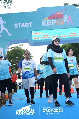 Race photo from KBP City Run 2024