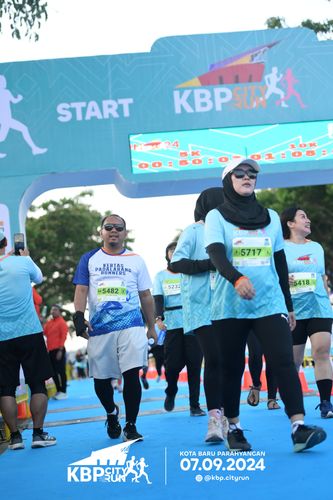 Race photo from KBP City Run 2024