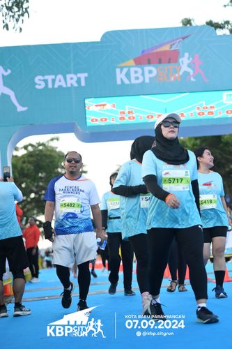 Race photo from KBP City Run 2024