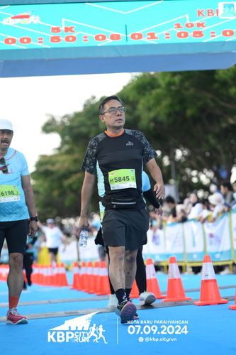 Race photo from KBP City Run 2024