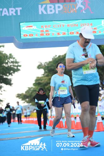 Race photo from KBP City Run 2024
