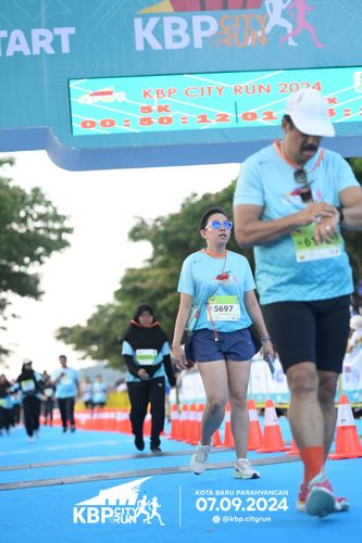 Race photo from KBP City Run 2024