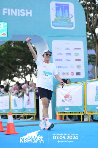 Race photo from KBP City Run 2024