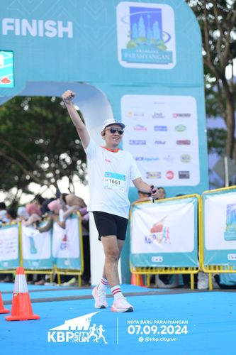 Race photo from KBP City Run 2024