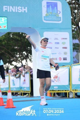 Race photo from KBP City Run 2024