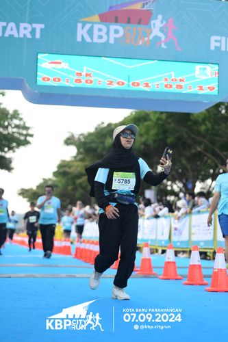Race photo from KBP City Run 2024