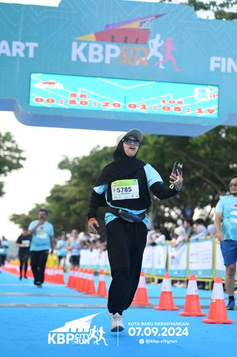 Race photo from KBP City Run 2024
