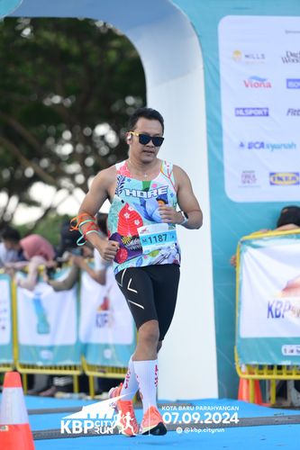 Race photo from KBP City Run 2024