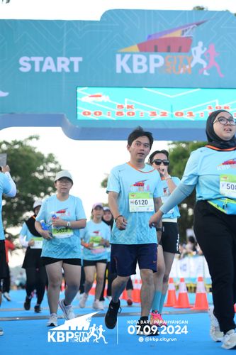 Race photo from KBP City Run 2024