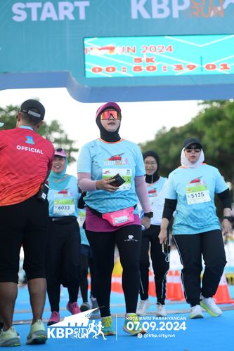 Race photo from KBP City Run 2024