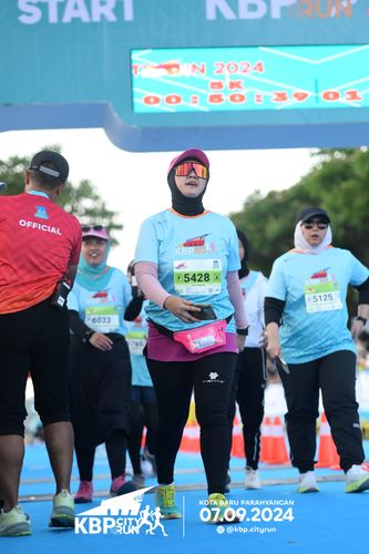 Race photo from KBP City Run 2024