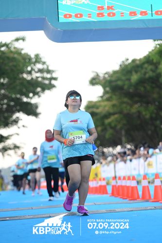 Race photo from KBP City Run 2024