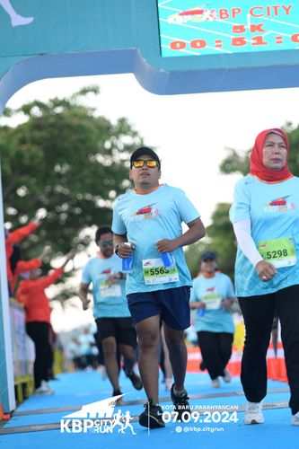 Race photo from KBP City Run 2024