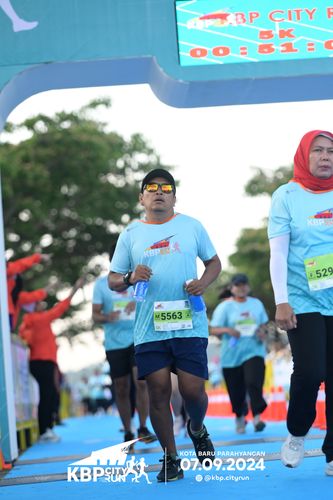 Race photo from KBP City Run 2024