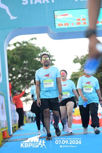 Race photo from KBP City Run 2024