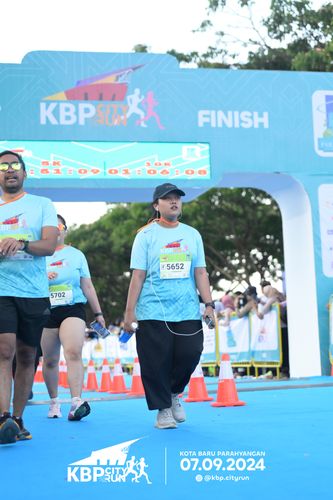 Race photo from KBP City Run 2024