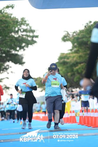 Race photo from KBP City Run 2024