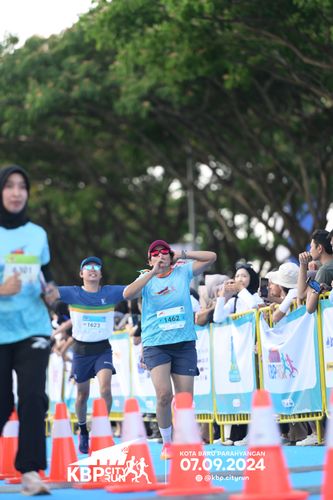 Race photo from KBP City Run 2024
