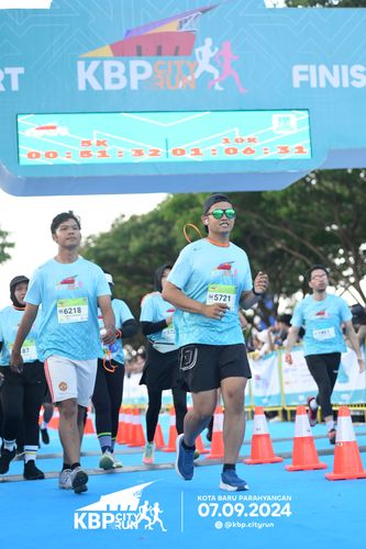 Race photo from KBP City Run 2024