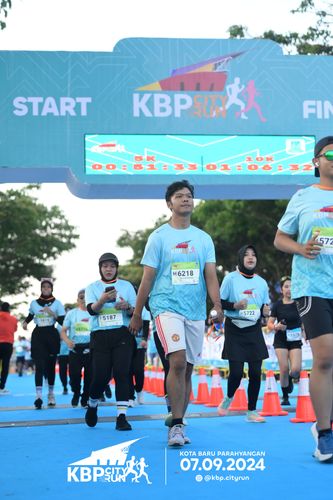 Race photo from KBP City Run 2024