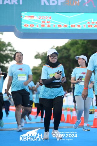 Race photo from KBP City Run 2024