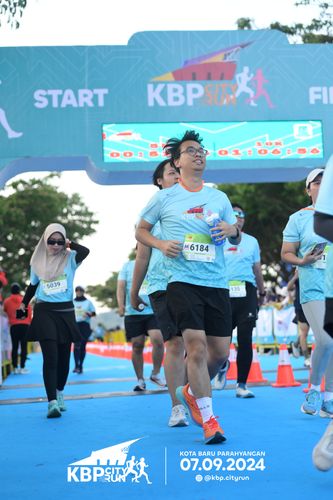Race photo from KBP City Run 2024