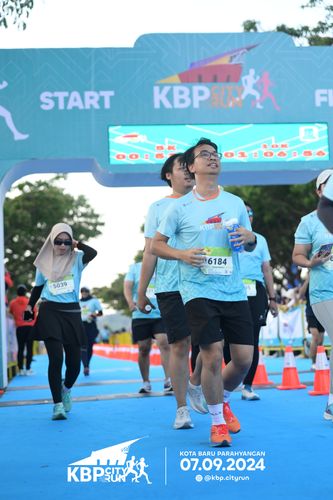 Race photo from KBP City Run 2024