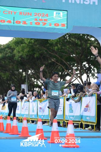 Race photo from KBP City Run 2024