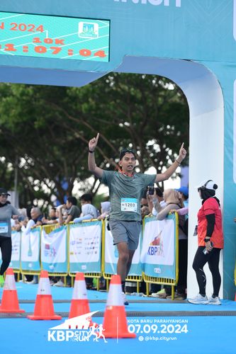 Race photo from KBP City Run 2024