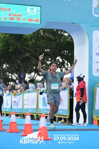 Race photo from KBP City Run 2024