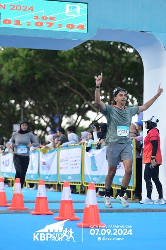 Race photo from KBP City Run 2024