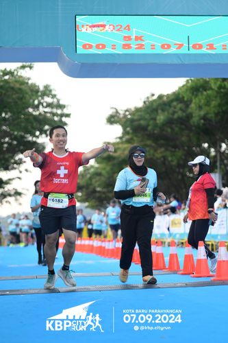 Race photo from KBP City Run 2024