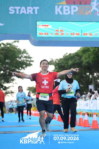 Race photo from KBP City Run 2024