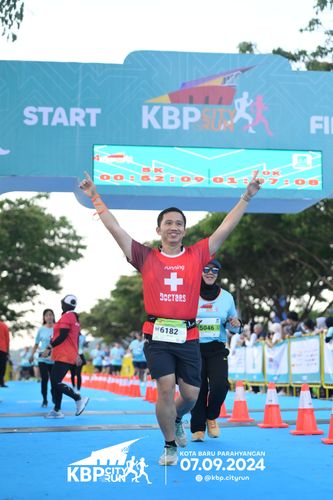 Race photo from KBP City Run 2024