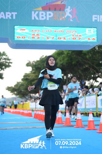 Race photo from KBP City Run 2024