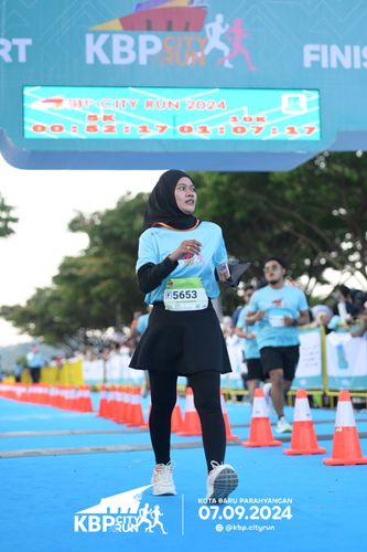 Race photo from KBP City Run 2024