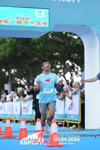 Race photo from KBP City Run 2024