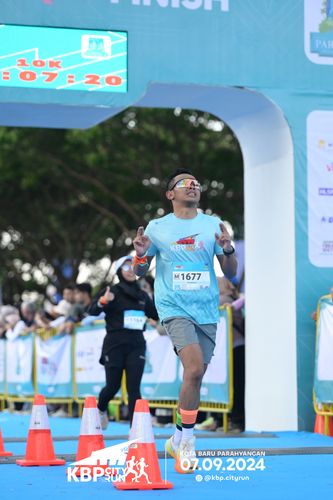 Race photo from KBP City Run 2024