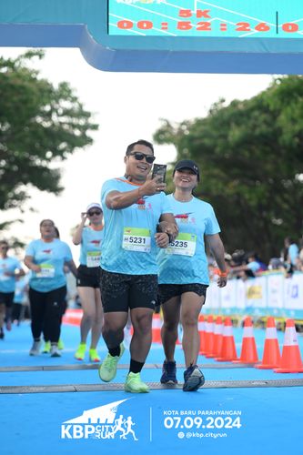 Race photo from KBP City Run 2024
