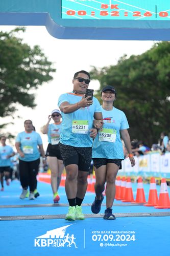Race photo from KBP City Run 2024